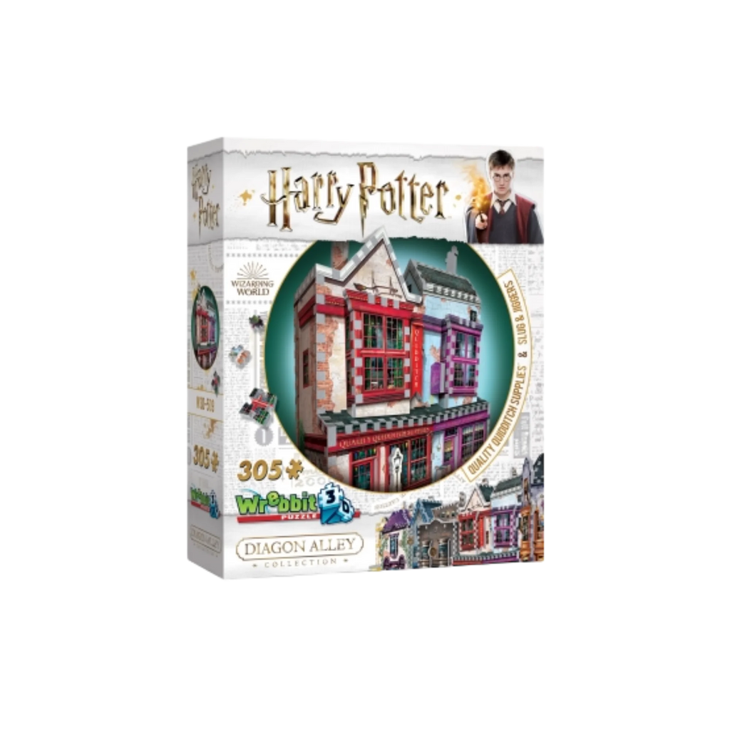 Puzzle 3D Harry Potter - Boutique de Quidditch et Slug and Jiggers - AXCIO