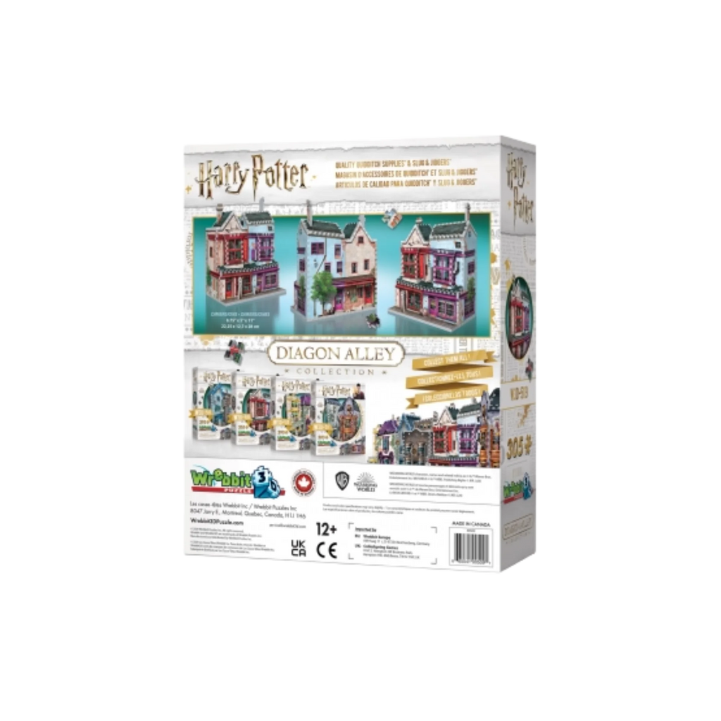 Puzzle 3D Harry Potter - Boutique de Quidditch et Slug and Jiggers - AXCIO