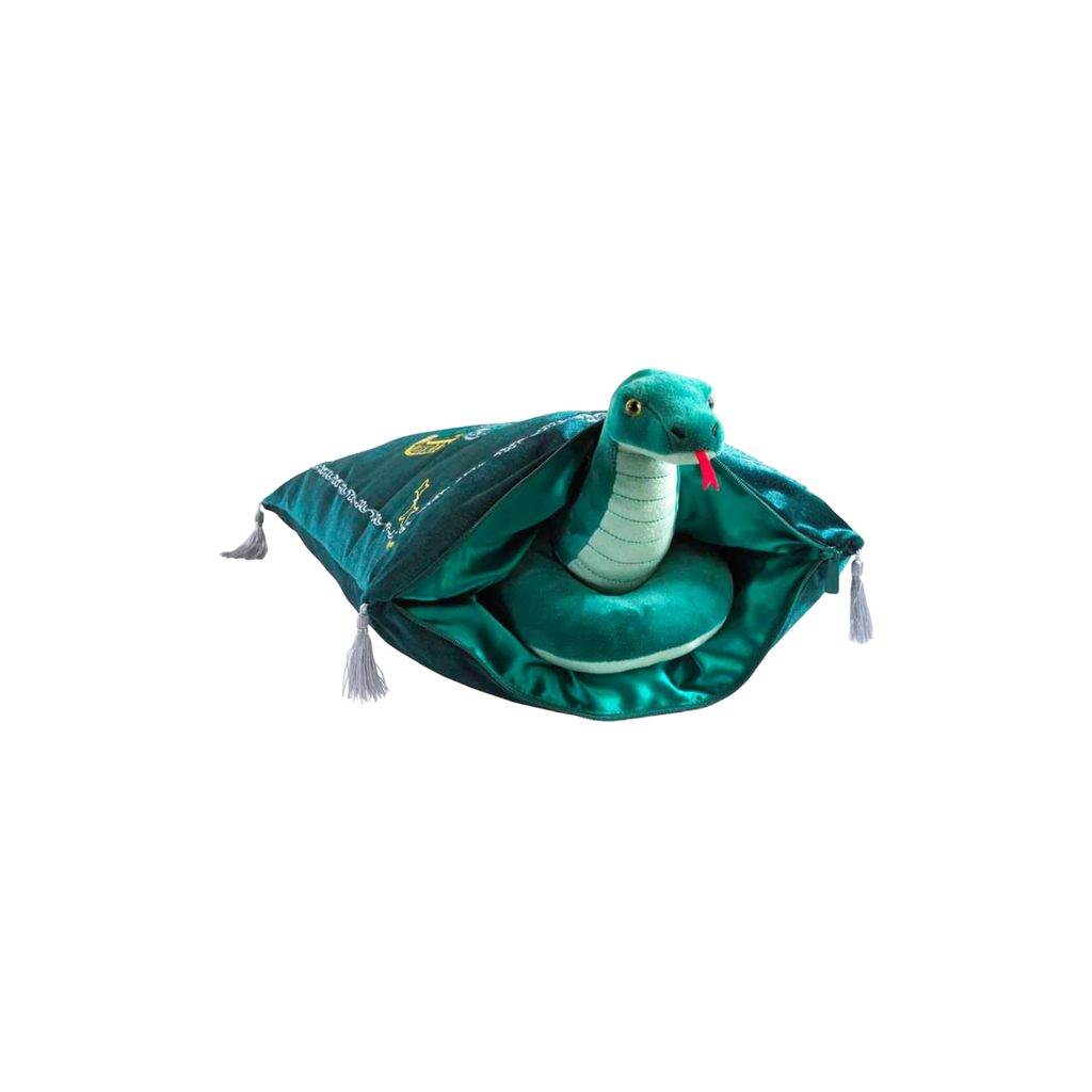 Coussin Harry Potter et peluche - Serpentard - AXCIO