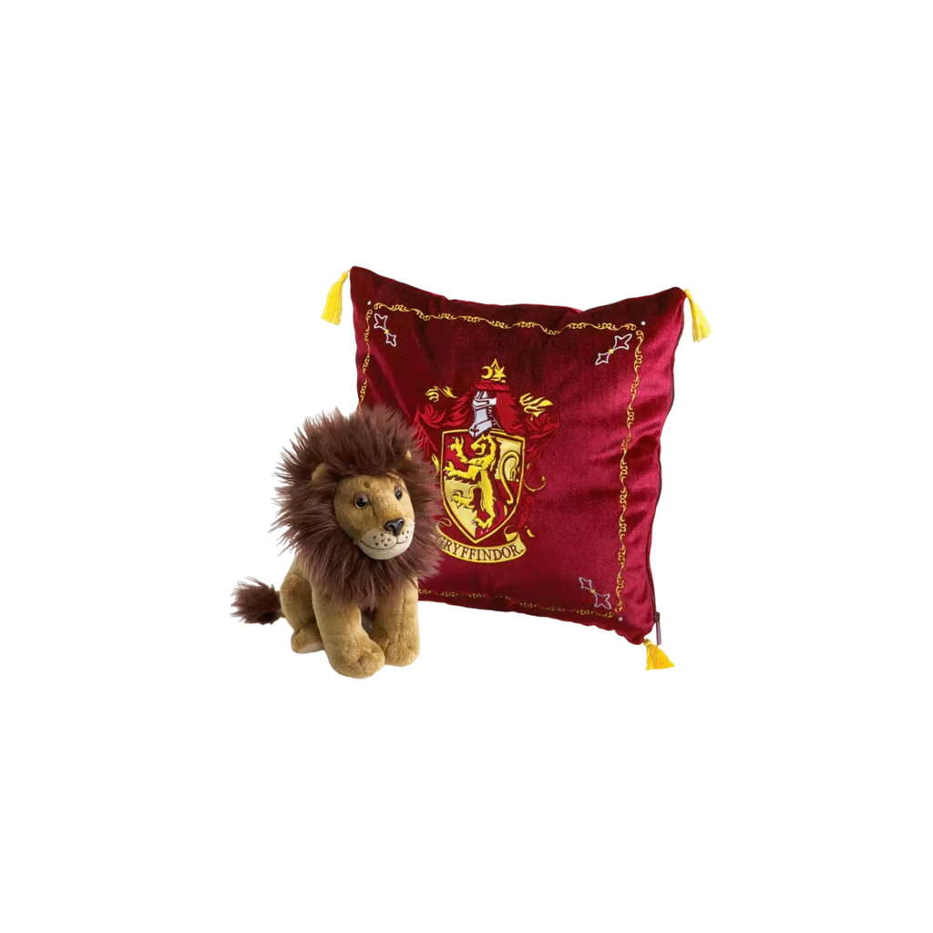 Coussin Harry Potter et peluche - Gryffondor - AXCIO