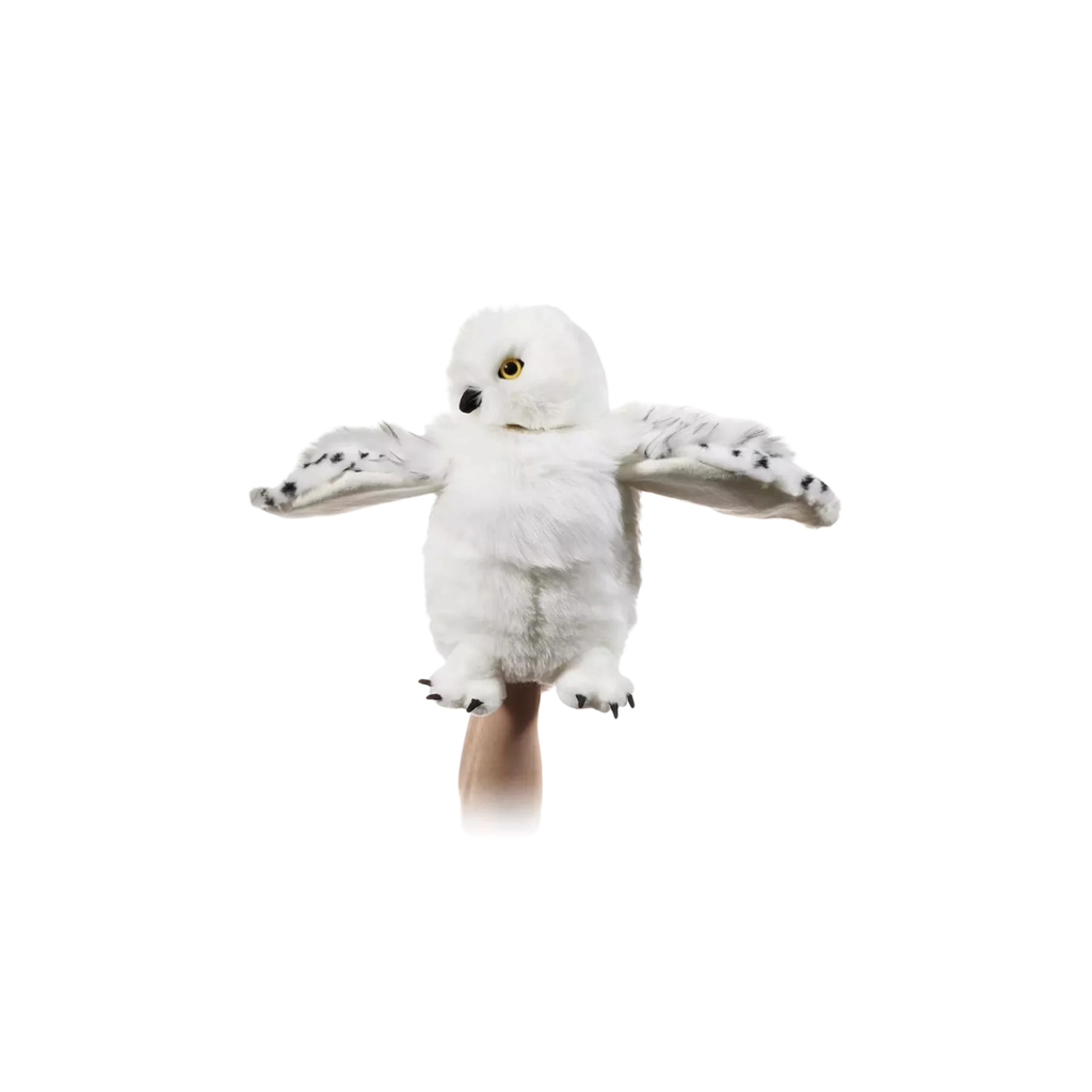 Peluche Harry Potter - Peluche marionnette Hedwige intéractive - AXCIO