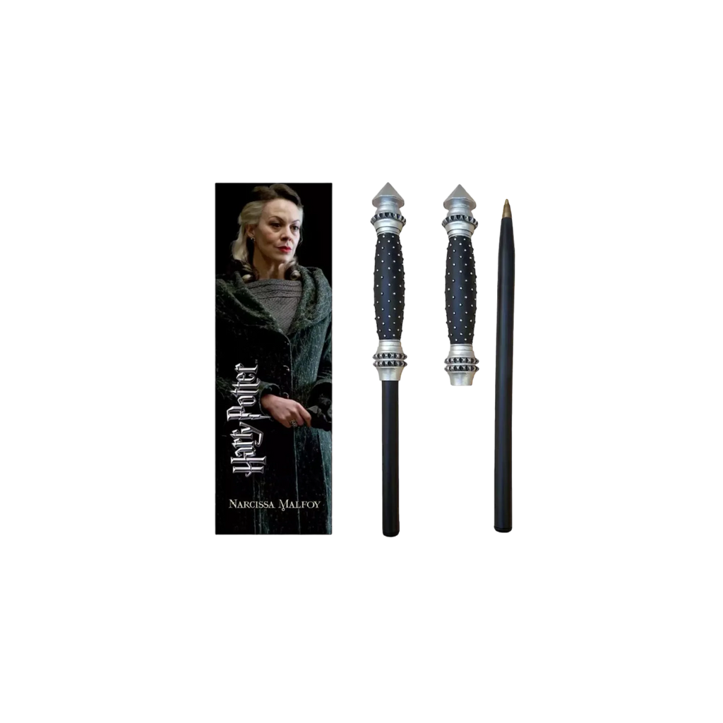 Stylo baguette Harry Potter - Narcissa Malefoy (avec marque page) - AXCIO