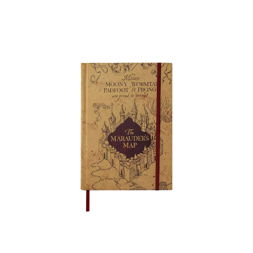 Carnet Harry Potter - Carte du maraudeur - AXCIO