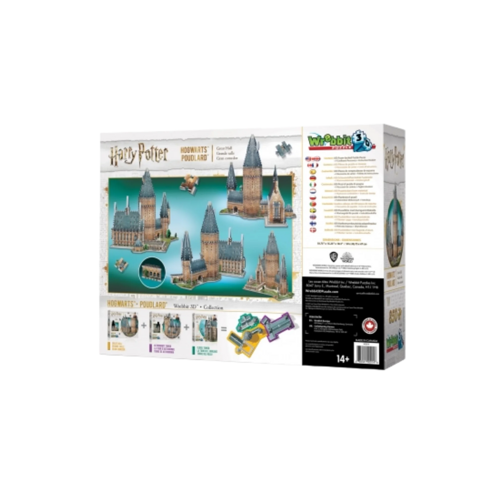 Puzzle 3D Harry Potter - Grande salle - AXCIO