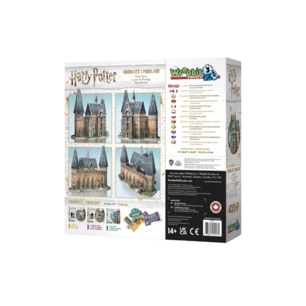 Puzzle 3D Harry Potter - Tour de l'horloge - AXCIO