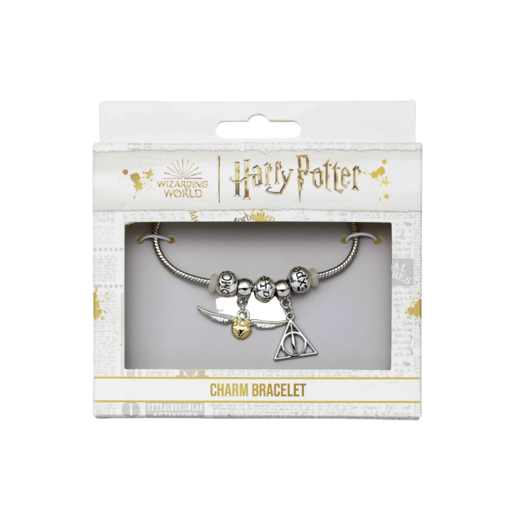 Bracelet avec charms Harry Potter plaqué argent - AXCIO