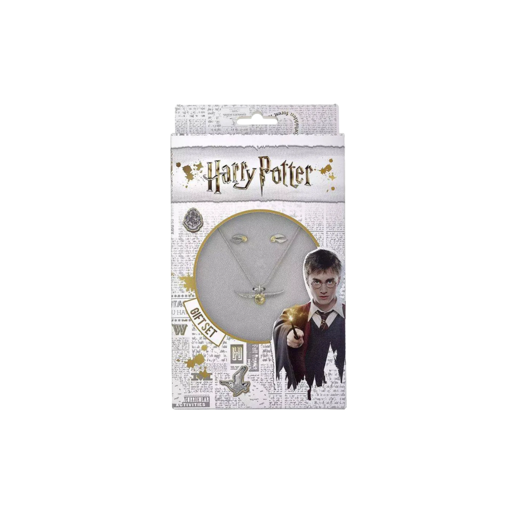 Collier Harry Potter - Vif d'Or (avec boucles d'oreilles) - AXCIO